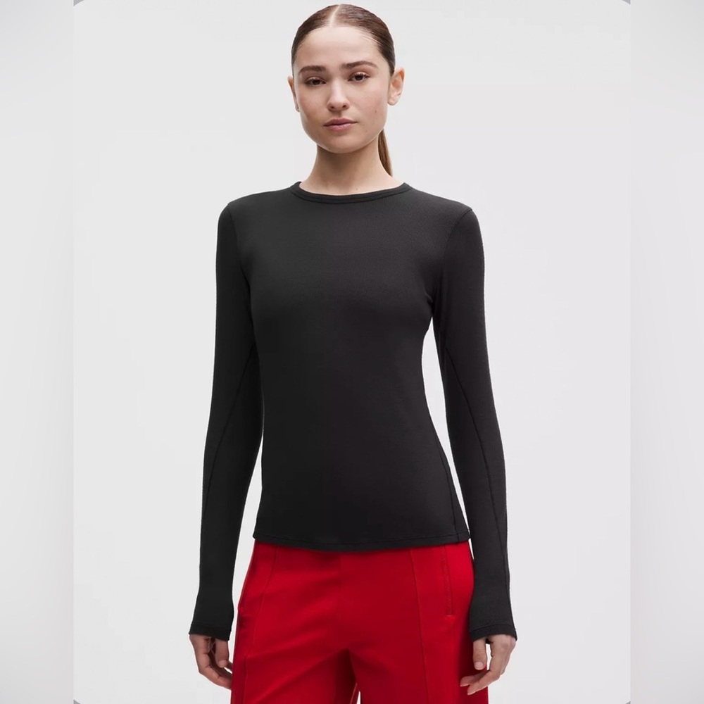 lululemon Hold Tight Long-Sleeve Shirt Black